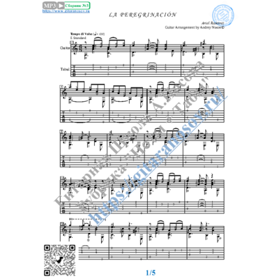 Странники (Ноты и табы для гитары соло)