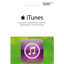 iTunes Gift Card (Russia) 1500 rub. Guarantees. PRICE