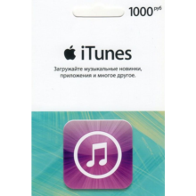 iTunes Gift Card (Russia) 1000 rub. Guarantees. PRICE