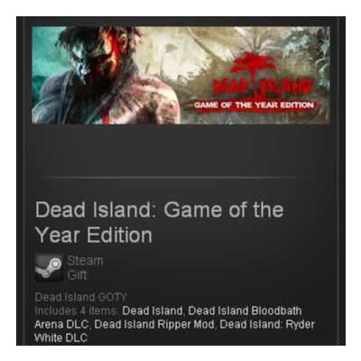 Dead Island Game of the Year - STEAM Gift - Region Free