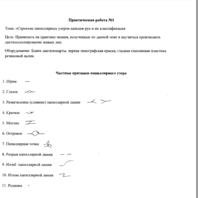 Контрольная работа по криминалистике