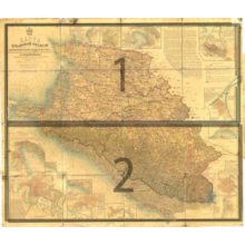 Старая привязанная карта 1902 года В.И. Иваненкова