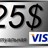 25 $ (USD) виртуальная карта VISA USA