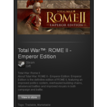 TW: ROME II Emperor Edition - STEAM Gift / GLOBAL / ROW