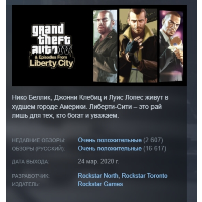 Grand Theft Auto IV 4 The Complete Edition KEY GLOBAL+РОССИЯ RGSC ЛИЦЕНЗИЯ КЛЮЧ