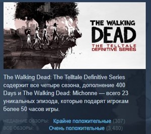 Обложка The Walking Dead STEAM KEY REGION FREE GLOBAL ?
