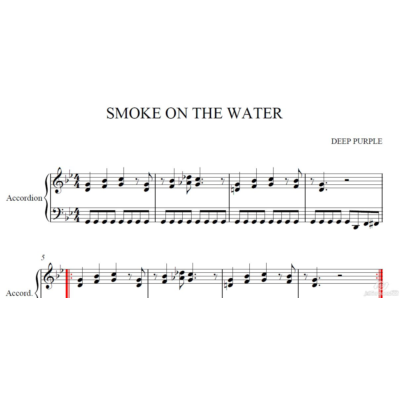 Smoke on the water (Deep Purple)