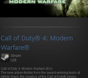 Обложка Call of Duty 4 Modern Warfare EU Steam Gift Region Free