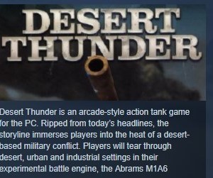 Desert Thunder Гром в пустыне STEAM KEY REGION FREE