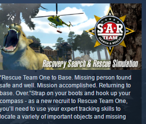 Обложка Recovery Search & Rescue Simulation 💎STEAM KEY GLOBAL