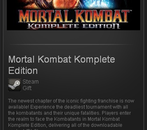 Обложка Mortal Kombat Komplete Ed. - STEAM Gift - Region Free