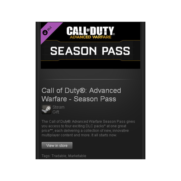 Call of Duty: AW — Season Pass — STEAM Gift Region Free