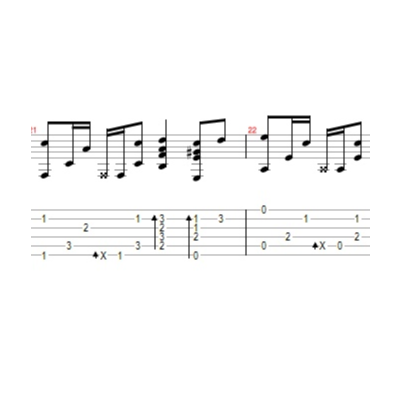 Луч солнца золотого - Г. Гладков. Ноты и табы, GP5