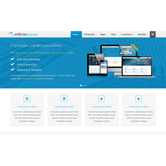 Дизайн Artificial Reason - Responsive Full Pack