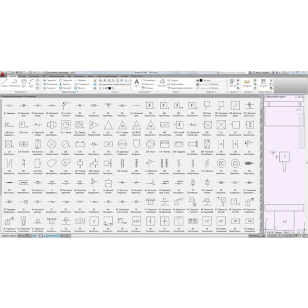 УГО ANSI SYMBOLS for HVAC
