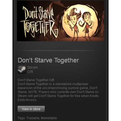 Dont Starve Together - STEAM Gift - Region RU+CIS+UA