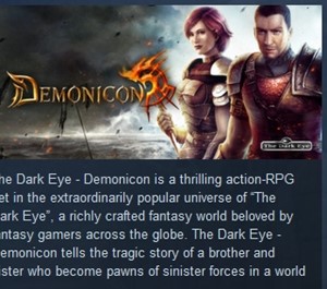 Обложка Demonicon The Dark Eye 💎STEAM KEY REGION FREE GLOBAL