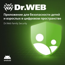 Dr.Web Family Security: 1 main and 1 dependent devices