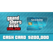 👻GTA Online:Tiger Shark Cash Card 200 000$