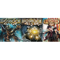 Bioshock Triple Pack: 1 + 2 + Infinite (RU/CIS; Steam)