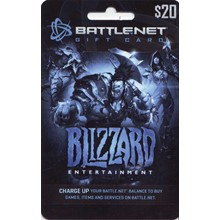 🔑(Battle.net) Подарочная карта Blizzard 20$ USA - irongamers.ru