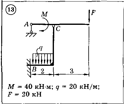 Решение задачи Д4 (задание 1) Вариант 13 Диевский В.А.