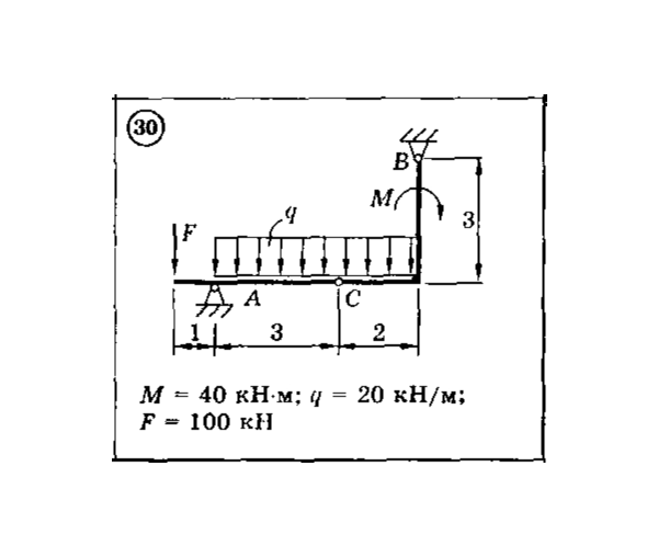 Решение задачи Д4 (задание 1) Вариант 30 Диевский В.А.