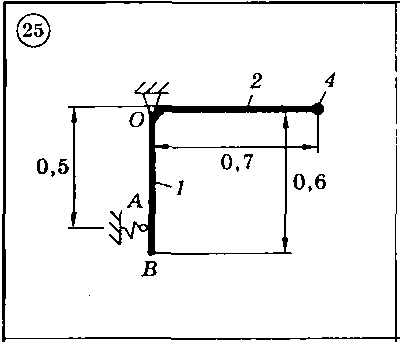 Решение задачи Д7 (задание 1) Вариант 25 Диевский В.А.