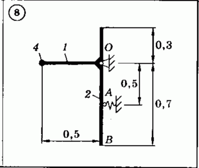 Решение задачи Д7 (задание 2) Вариант 08 Диевский В.А.