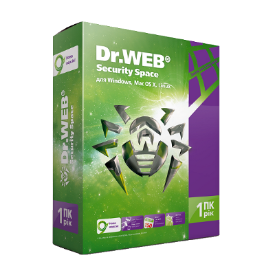 Dr.Web Security Space 1 Год 1 ПК 1моб +150дней REG FREE