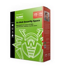 Dr.Web Security Space 2 Года 1 ПК + 1 моб. REG FREE
