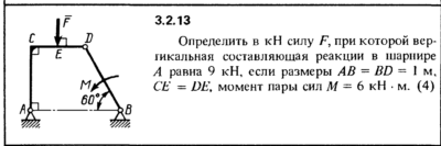 Решение задачи 3.2.13 из сборника Кепе О.Е. 1989 года