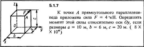 Решение задачи 5.1.7 из сборника Кепе О.Е. 1989 года