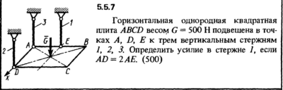 Решение задачи 5.5.7 из сборника Кепе О.Е. 1989 года