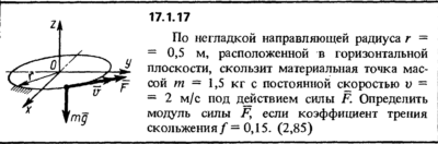 Решение задачи 17.1.17 из сборника Кепе О.Е. 1989 года
