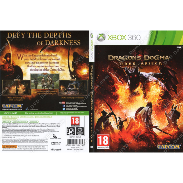 Dragon Dogma Dark Arisen (Xbox 360) общий ⭐⭐⭐