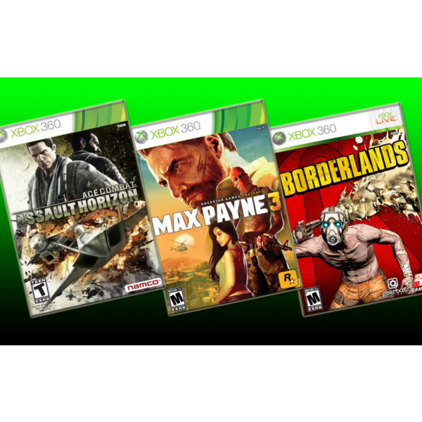 Ace Combat :AH + Max Payne 3 + 1 игра(Xbox 360)Общий⭐⭐⭐