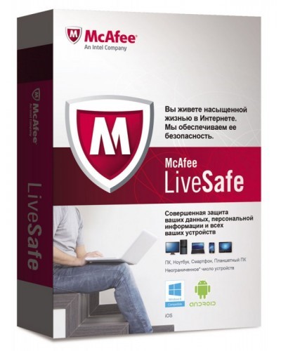 Обложка Антивирус McAfee LiveSafe