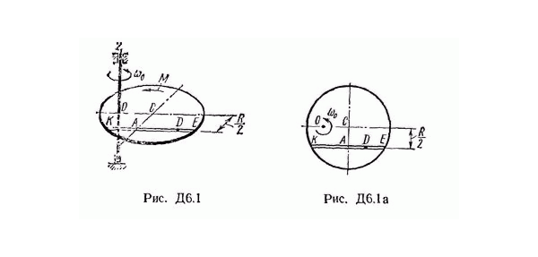 Решение Д6 В11, решебник по термеху Тарг С.М. 1982 г.