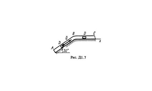 Решение задачи Д1 Вариант 71, решебник Тарг С.М. 1983