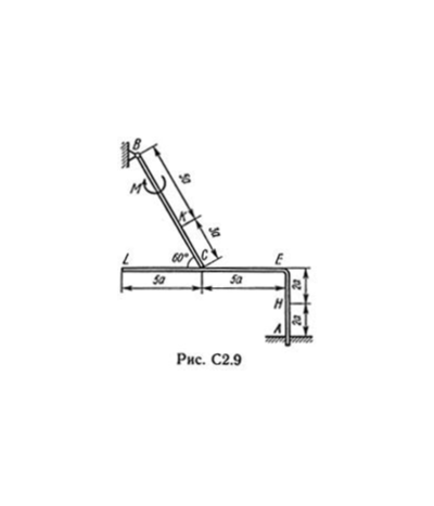 Решение С2-94 (Рисунок С2.9 условие 4 С.М. Тарг 1989 г)