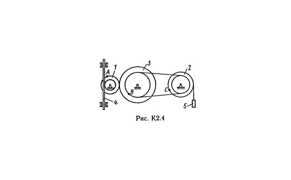 Решение К2-43 (Рисунок К2.4 условие 3 С.М. Тарг 1989 г)