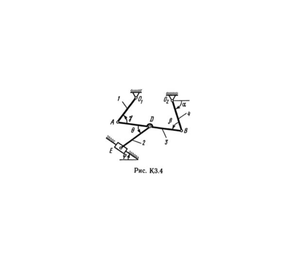 Решение К3-46 (Рисунок К3.4 условие 6 С.М. Тарг 1989 г)
