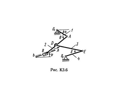 Решение К3-62 (Рисунок К3.6 условие 2 С.М. Тарг 1989 г)
