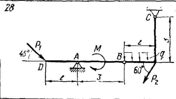 C5 Вариант 28 термех из решебника Яблонский А.А. 1978 г