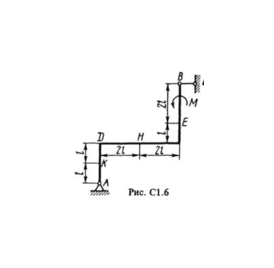 Решение С1-66 (Рисунок С1.6 условие 6 С.М. Тарг 1988 г)