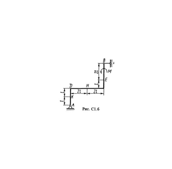 Решение С1-66 (Рисунок С1.6 условие 6 С.М. Тарг 1988 г)