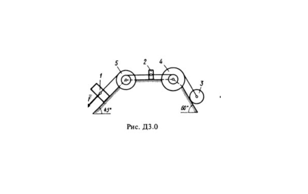Решение Д3-01 (Рисунок Д3.0 условие 1 С.М. Тарг 1988 г)