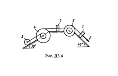 Решение Д3-47 (Рисунок Д3.4 условие 7 С.М. Тарг 1988 г)