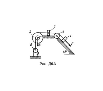 Решение Д6-36 (Рисунок Д6.3 условие 6 С.М. Тарг 1989 г)